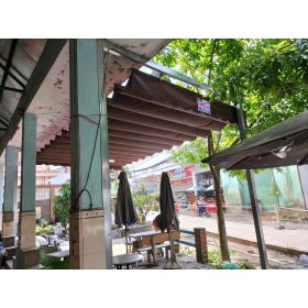 Mái xếp Phương Nam đã thi công bàn giao mái xếp lượn sóng giá rẻ cho quán copffee tại Phú Hữu Nhơn Trạch Đồng Nai