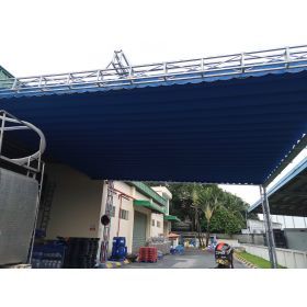 Mái xếp lượn sóng cho không gian lớn tại Bình Dương