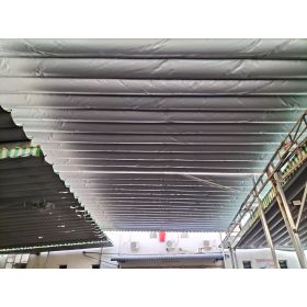 Mái xếp Phương Nam đã thi công bàn giao mái xếp lượn sóng che bãi gửi xe tại đường Tô Vĩnh Diêm TP Thủ Đức HCM