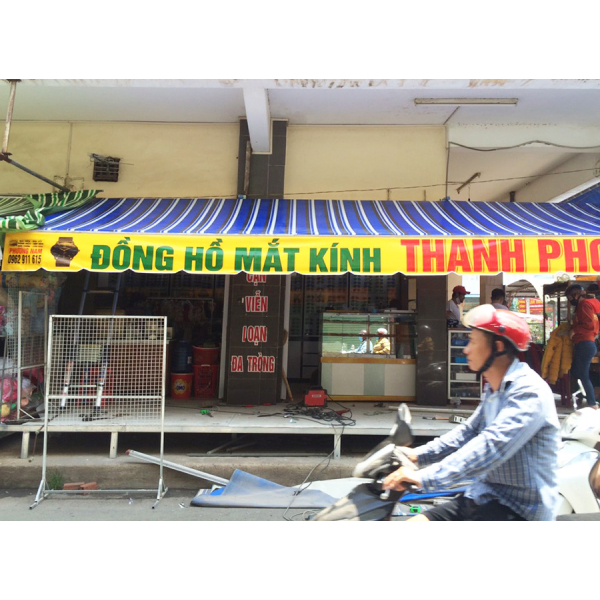Mái hiên di động - Mái che di động giá rẻ Bình Dương