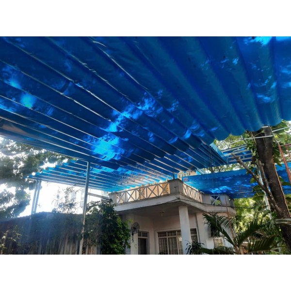 Mái xếp Phương Nam đã thi công bàn giao mái xếp lượn sóng cho quán coffee tại Bến Lức Long An