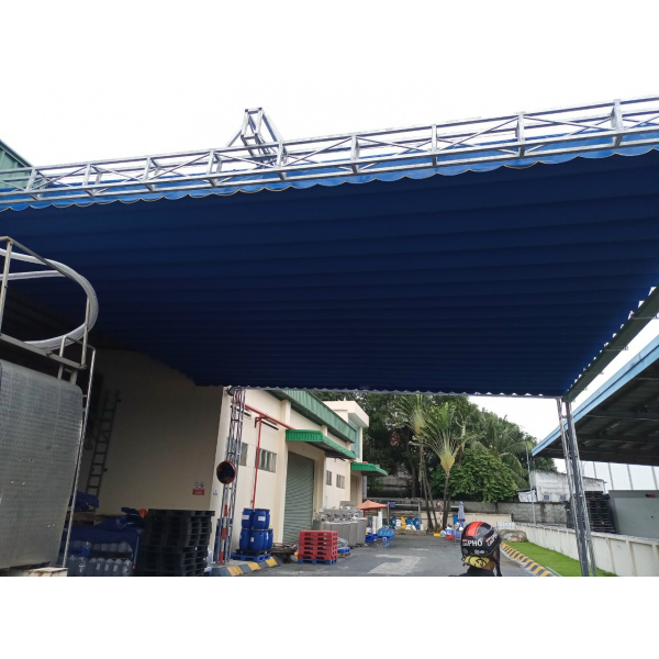 Mái xếp lượn sóng cho không gian lớn tại Bình Dương