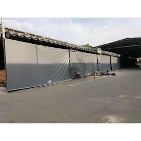 Mái xếp Phương Nam đã thi công bàn giao mái thả di động cho xưởng gia công CTy Gổ Tân Thành Đạt tại Tân Phước Khánh Tân Uyên Bình Dương