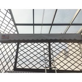 Mái che sân thượng - Mái xếp lượn sóng giá rẻ tại Bình Dương