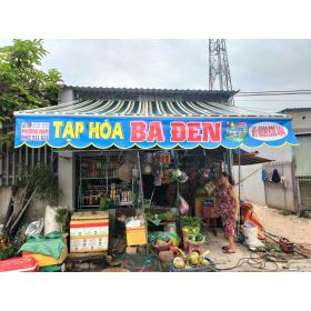 Mái xếp Phương Nam đã thi công bàn giao giao mái hiên di động cho tiệm tạp hoá tại Uyên Hưng tx Tân Uyên Bình Dương