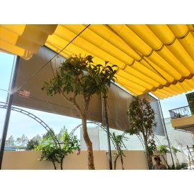 Mái xếp Phương Nam đã thi công bàn giao mái thả che nắng tại phú chánh Tân Uyên Bình Dương