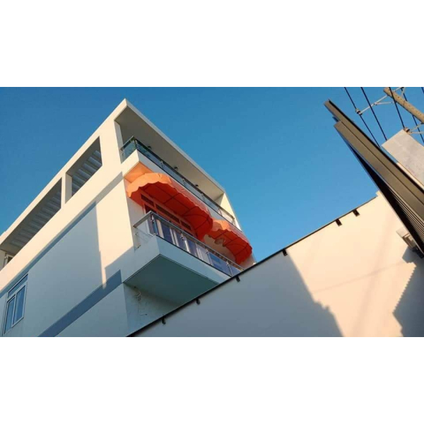 Mái che Phương Nam đã thi công bàn giao vòm thẩm mỹ che ban công