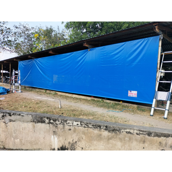 Mái xếp Phương Nam đã thi công bàn giao mái mái bạt che nắng giá rẻ tại Đất Quốc Bắc Tân Uyên Bình Dương
