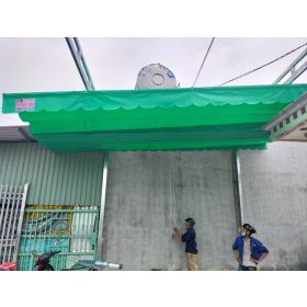 Mái xếp lượn sóng - Mái bạt kéo di động giá rẻ tại Bình Dương